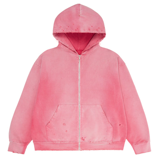 Breath In Time Pink Hoodie