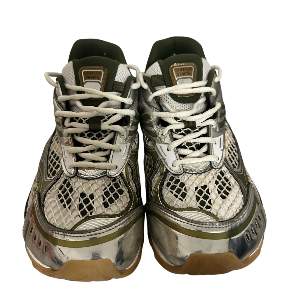 Bottega Veneta Orbit Sneakers Silver/Green (No Box)