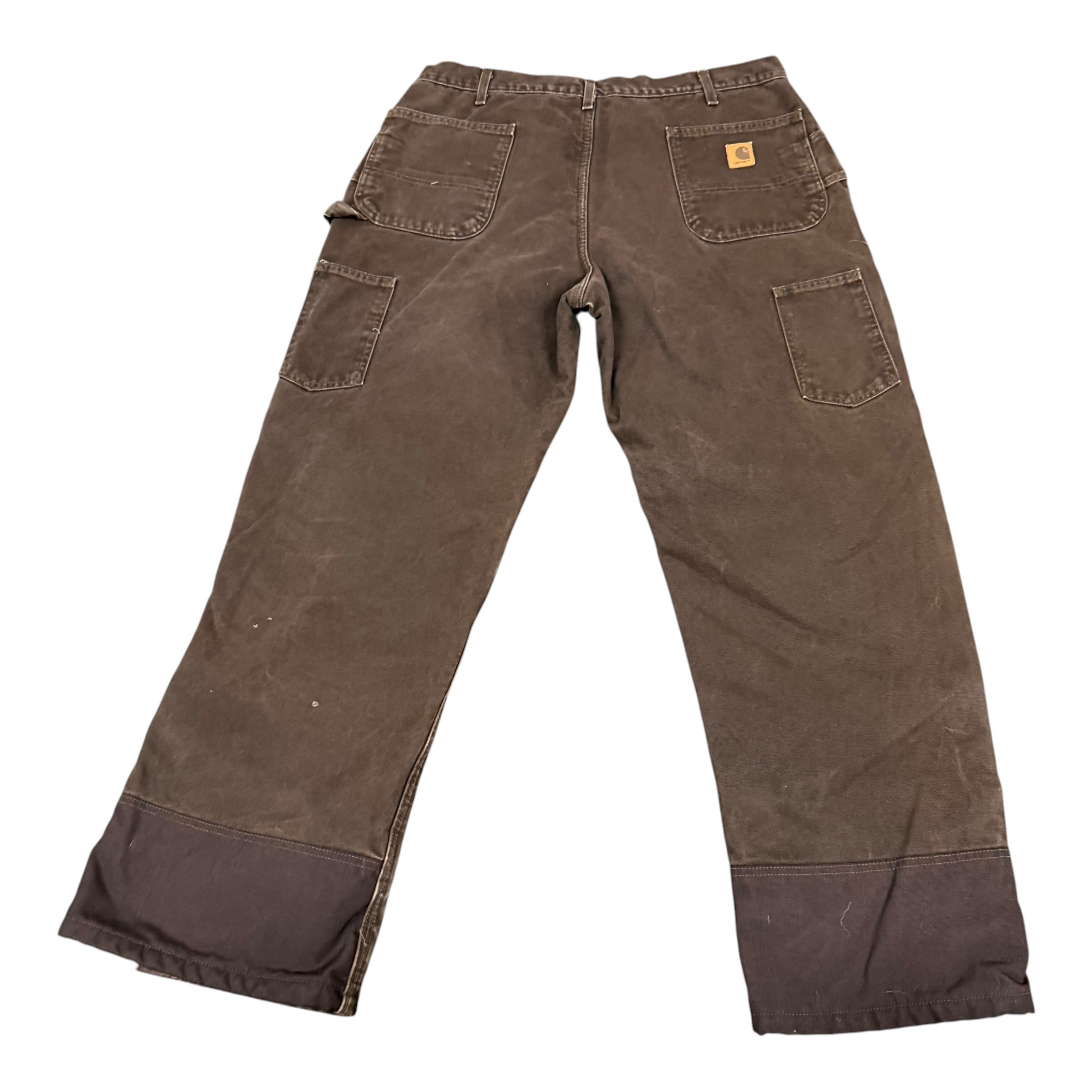 Vintage Carhartt Brown Quilt Double Knee