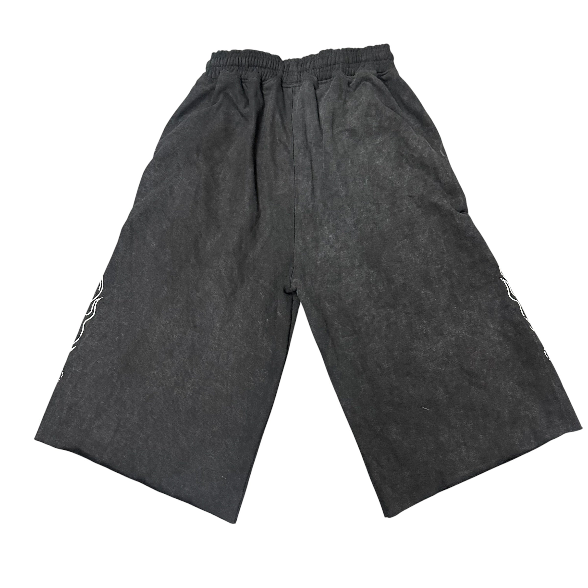 Abominable Wide Leg Sweat Shorts