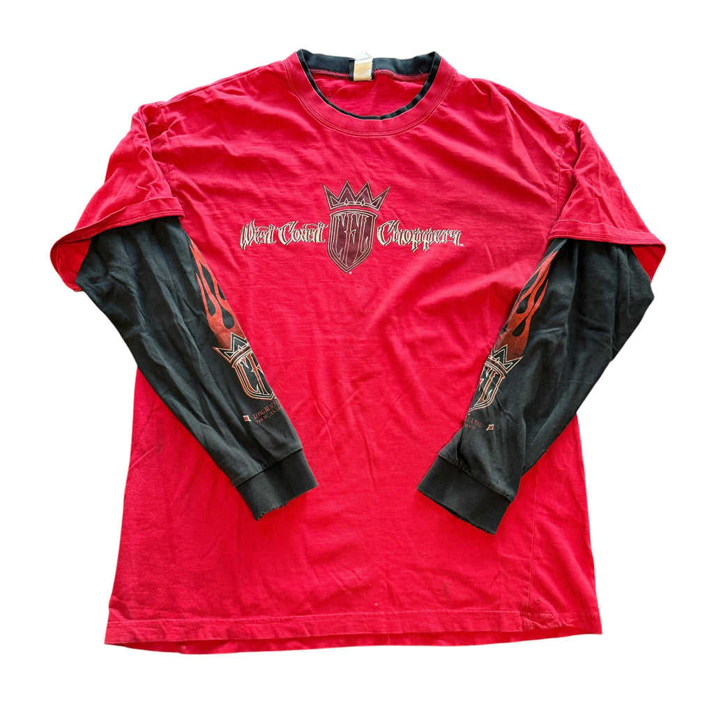 Red West Coast Choppers Longsleeve Shirt