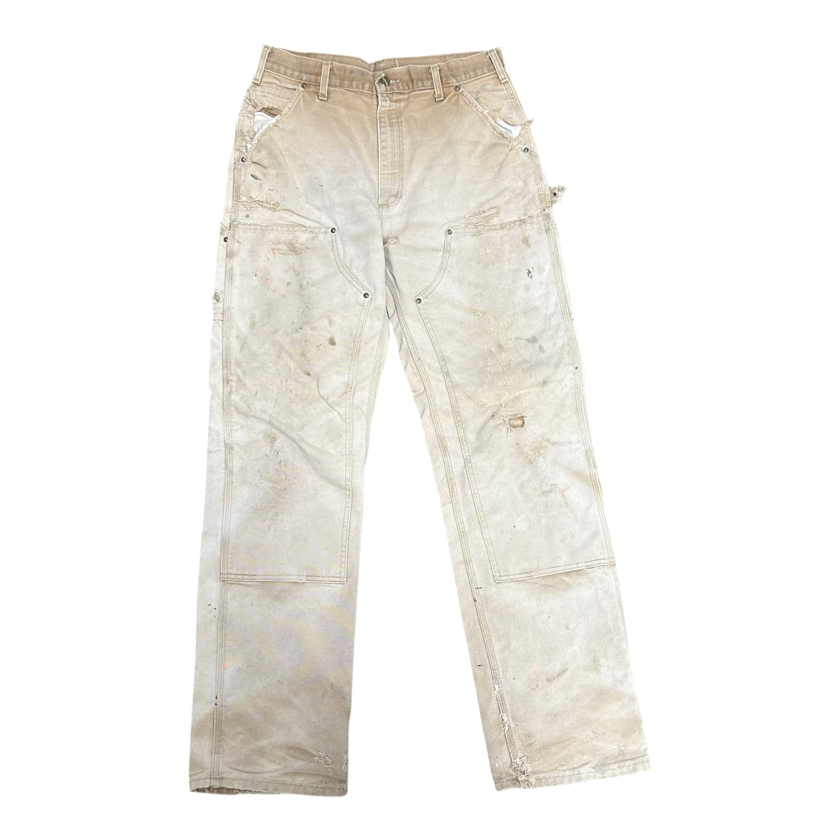 Vintage Tan Carhartt Double Knee Pants (32x34)