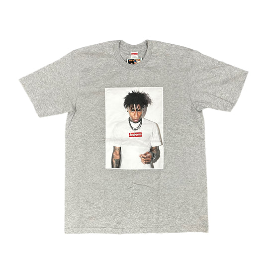 Grey Supreme NBA Youngboy Tee