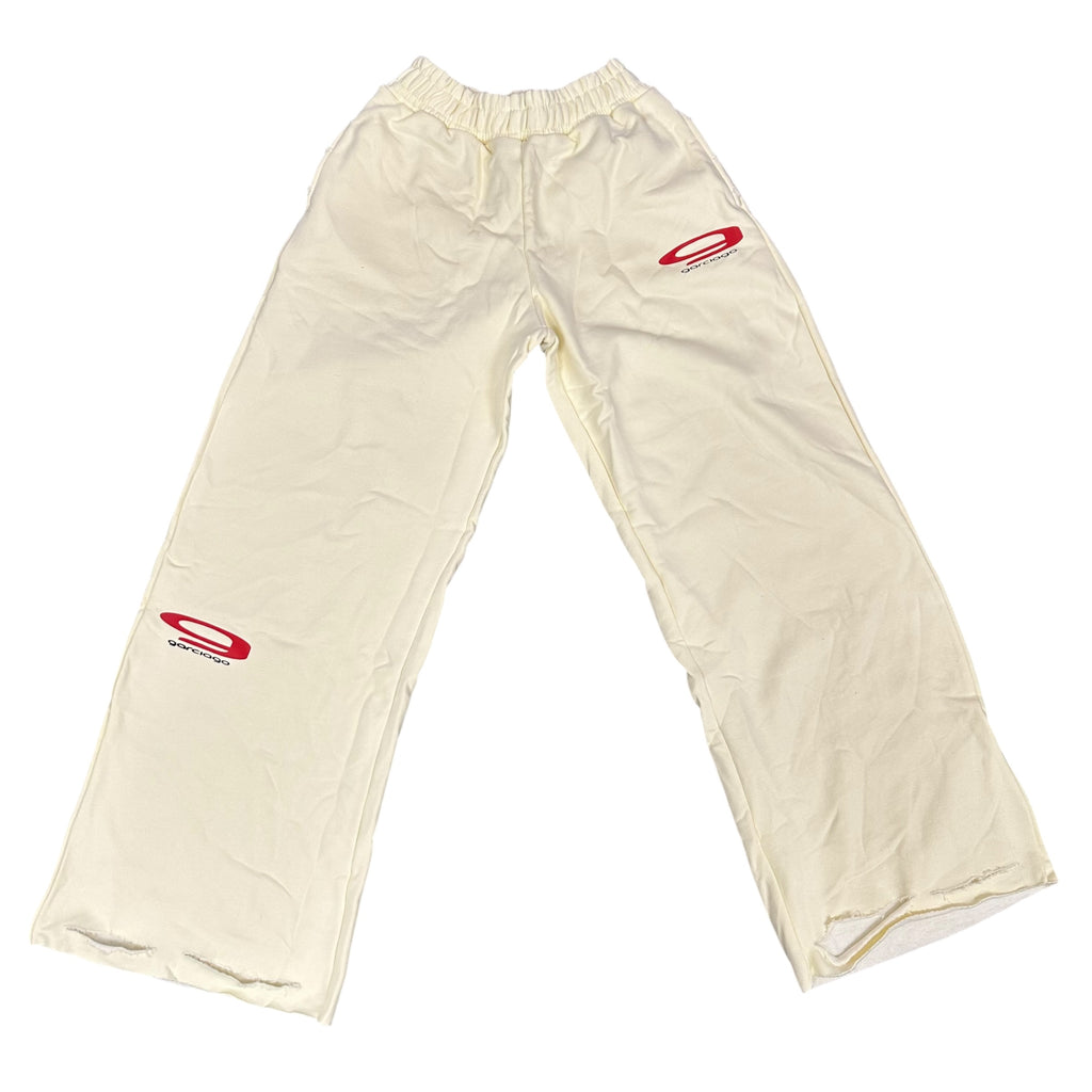 Brand New Garciago Cream/Red Sweatpants