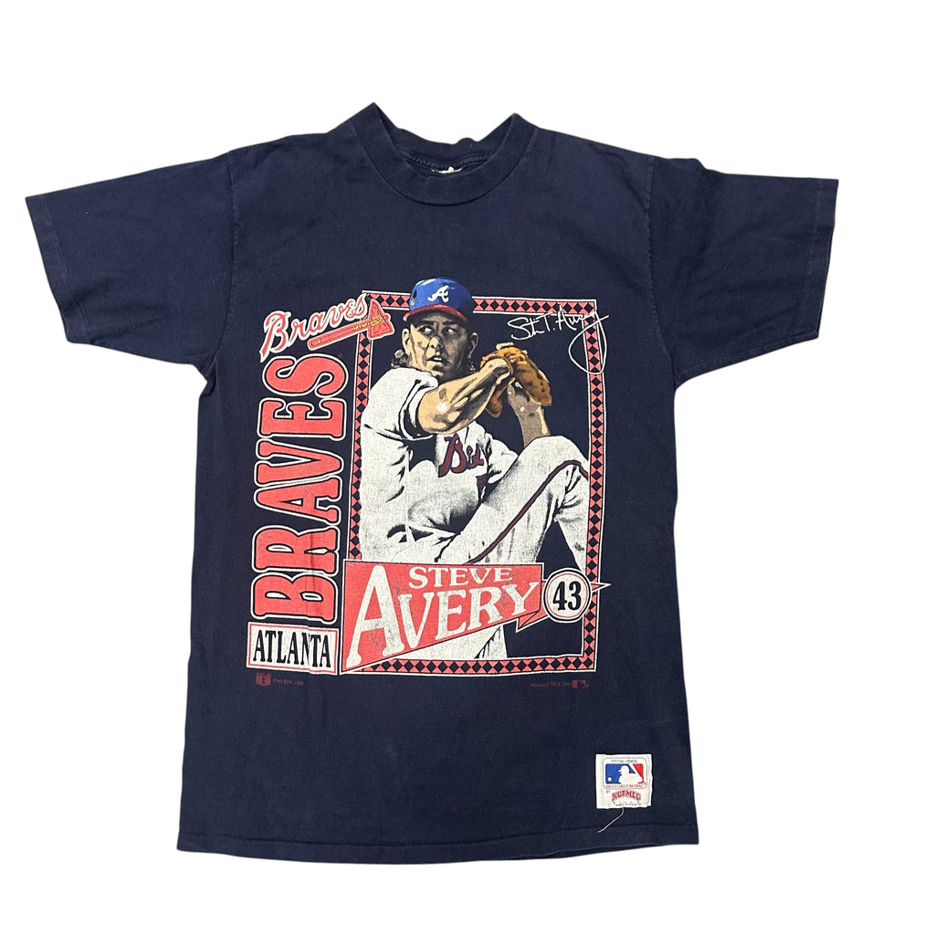 ‘92 Steve Avery ATL Braves Navy Tee