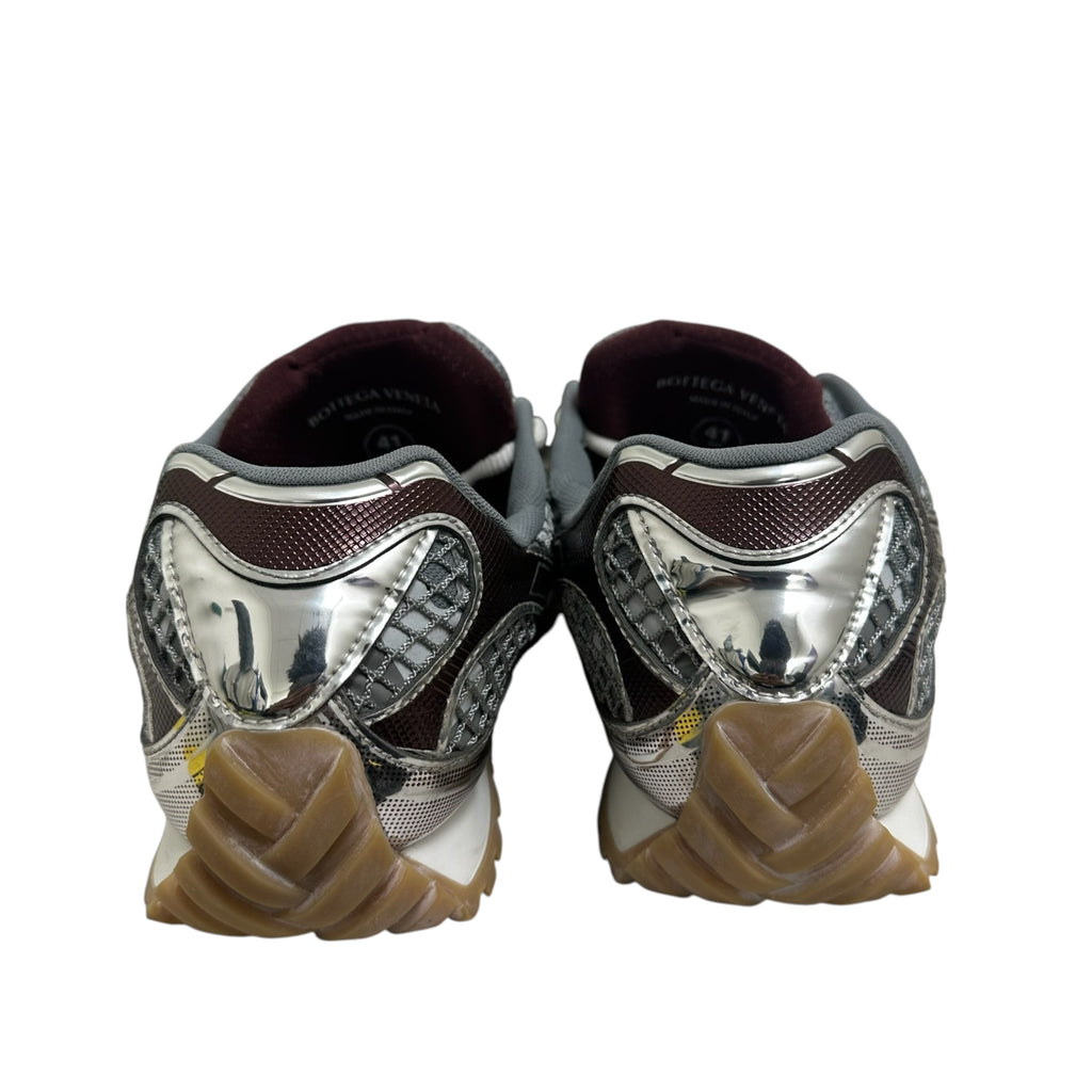 Bottega Veneta Orbit Sneakers Barolo/Silver