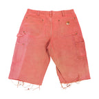 Pink Carhartt Double Knee Shorts(36)
