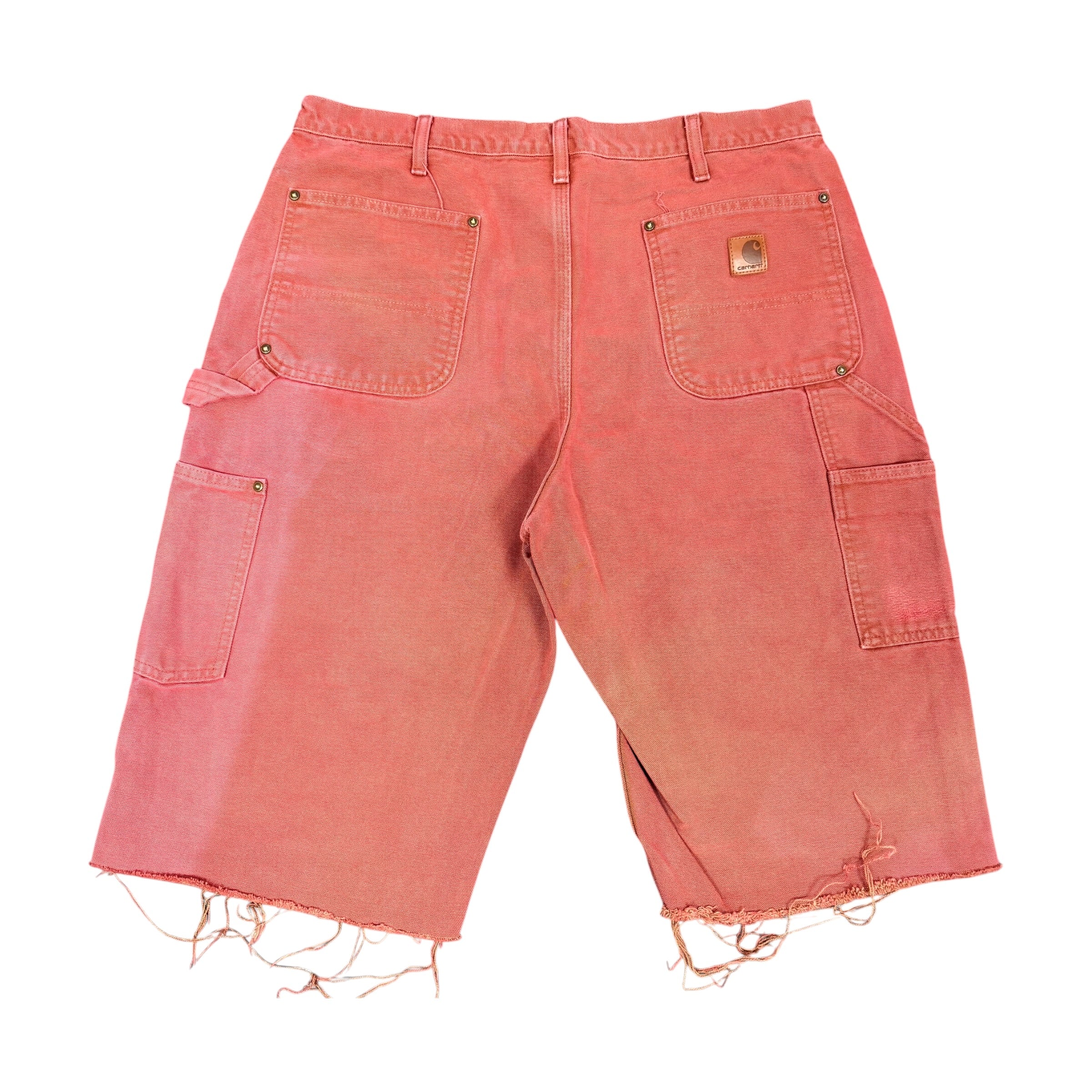 Pink Carhartt Double Knee Shorts(36)