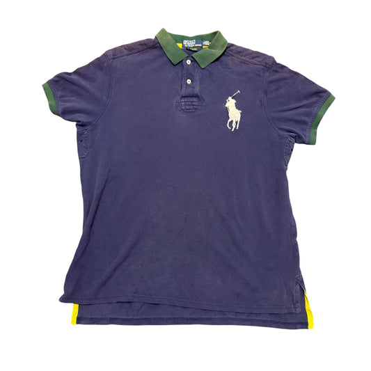 Ralph Lauren Blue/Green Rugby Polo