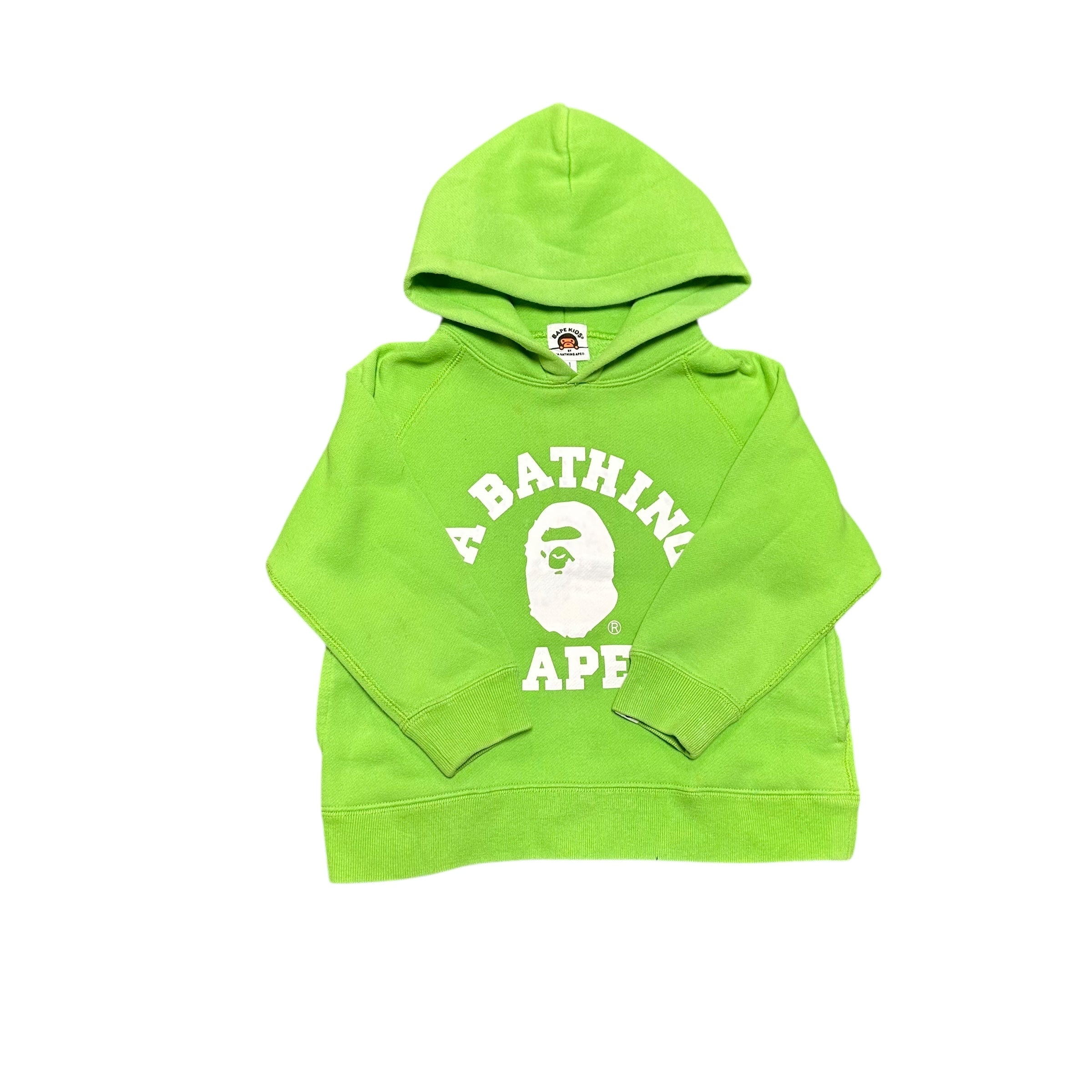Bape Kids Green Hoodie