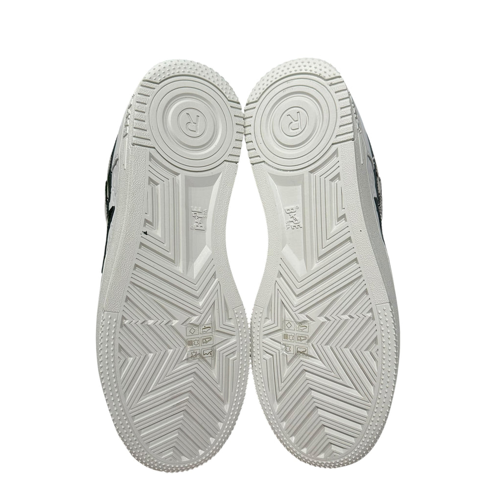 NEW Bape Sta White/Black Sneakers