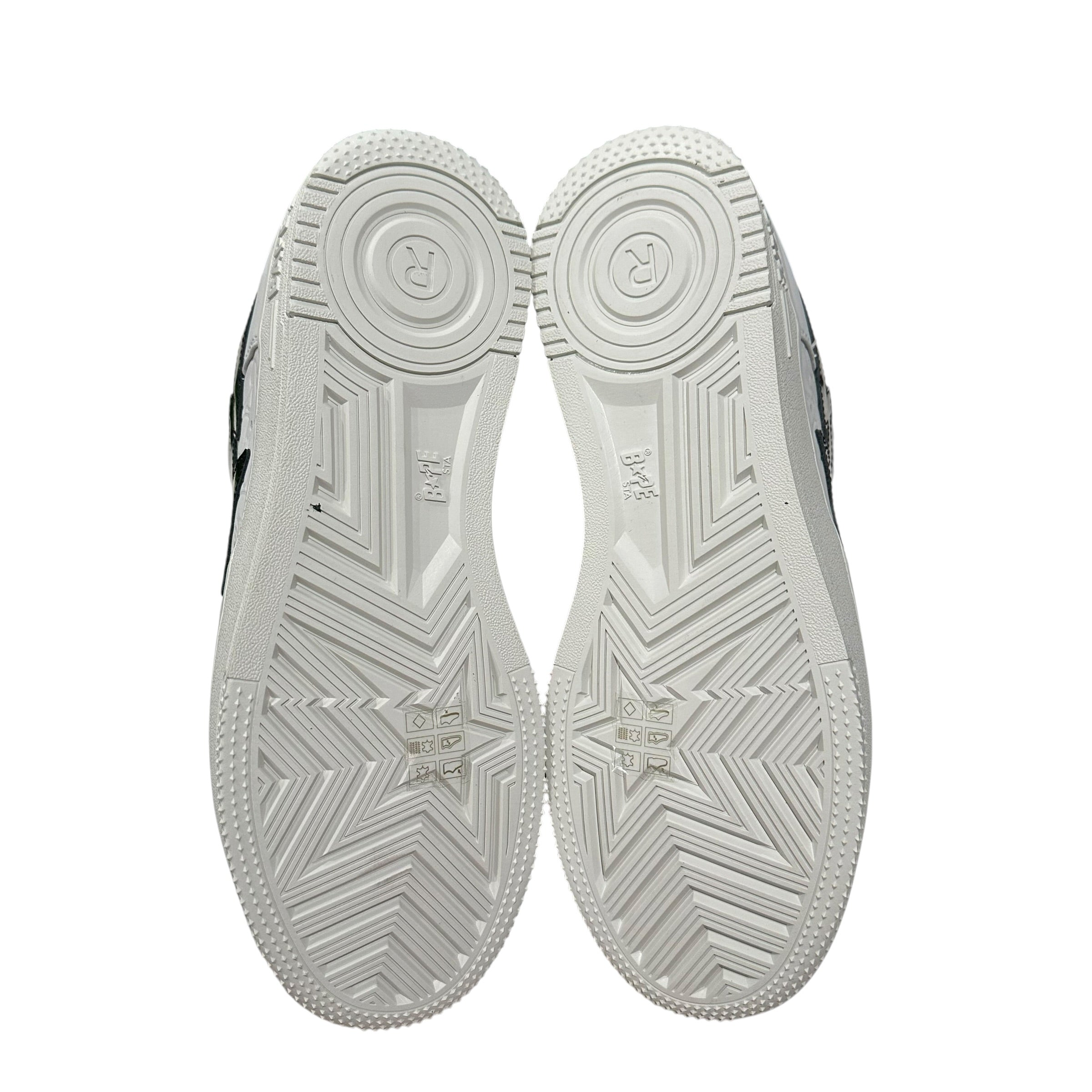 NEW Bape Sta White/Black Sneakers