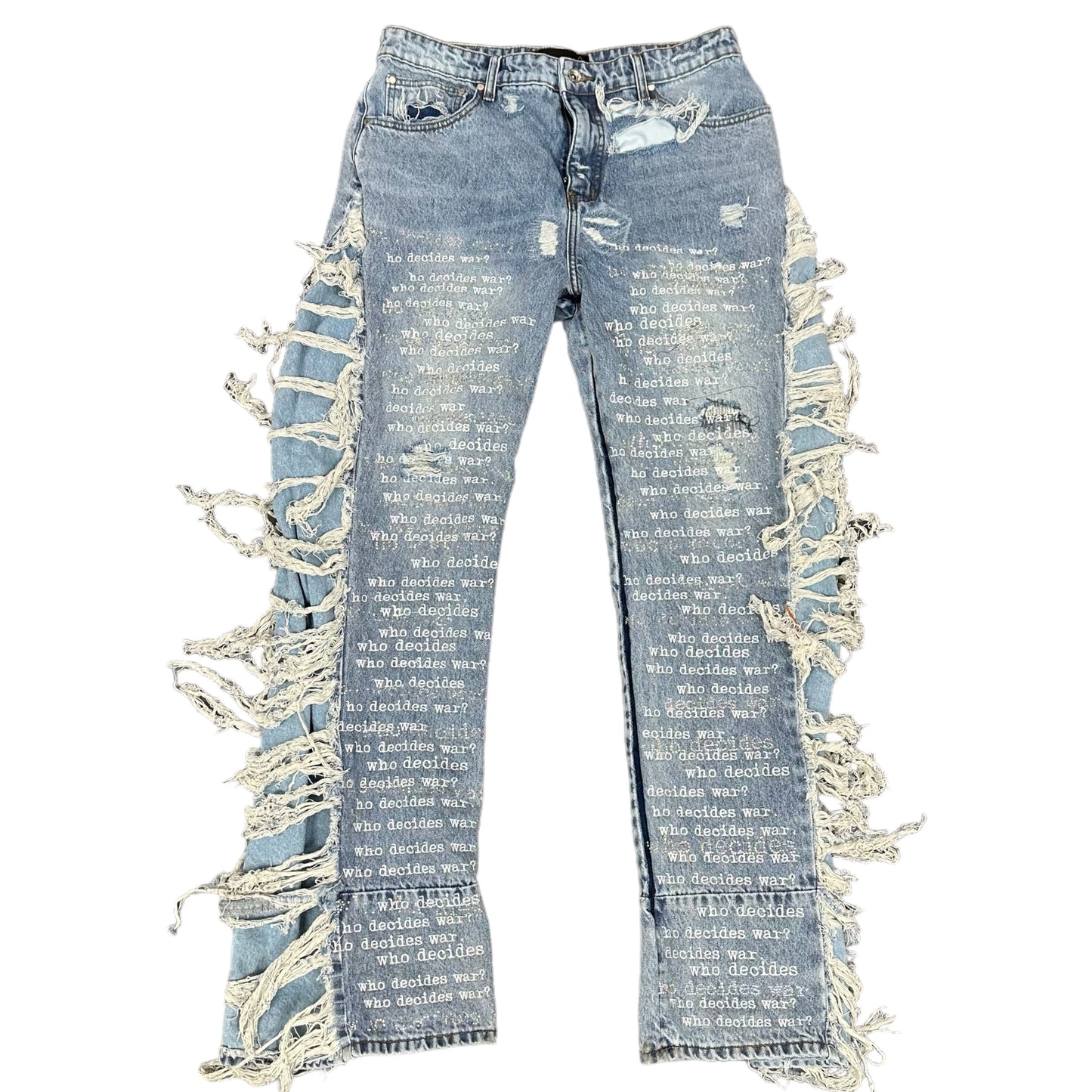 WDW Ultra Flare Scripture Denim