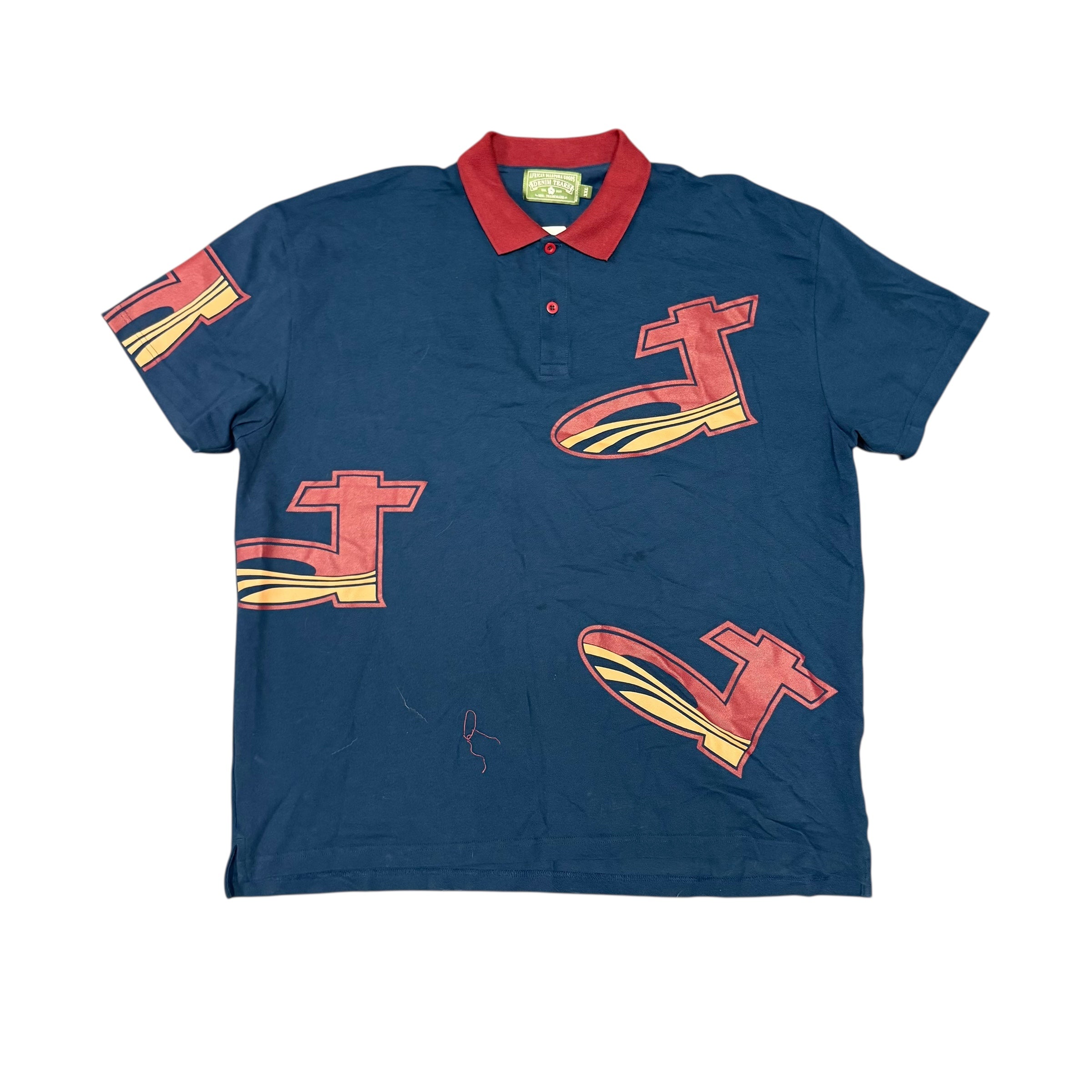 DENIM TEARS DT Pique Short Sleeve Polo