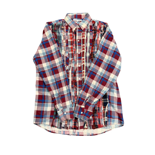 Needles Rebuild Red 7 Cut Flannel
