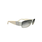 Chanel 4117 White/Smoke Sunglasses