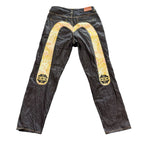Evisu Womens Dark Blue/Blossom Jeans
