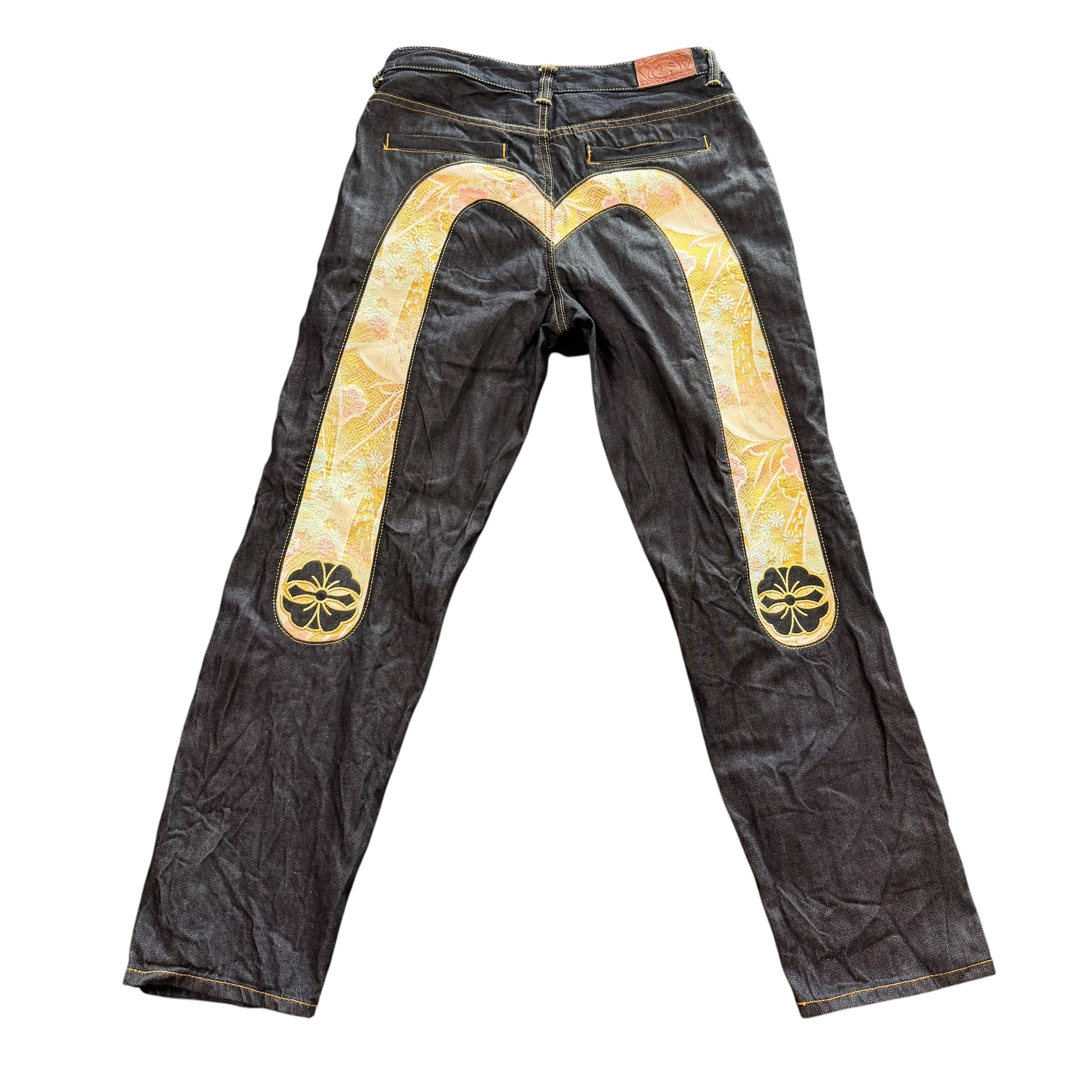Evisu Womens Dark Blue/Blossom Jeans