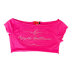 Pink Apple Bottoms Crop Tee