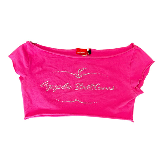 Pink Apple Bottoms Crop Tee