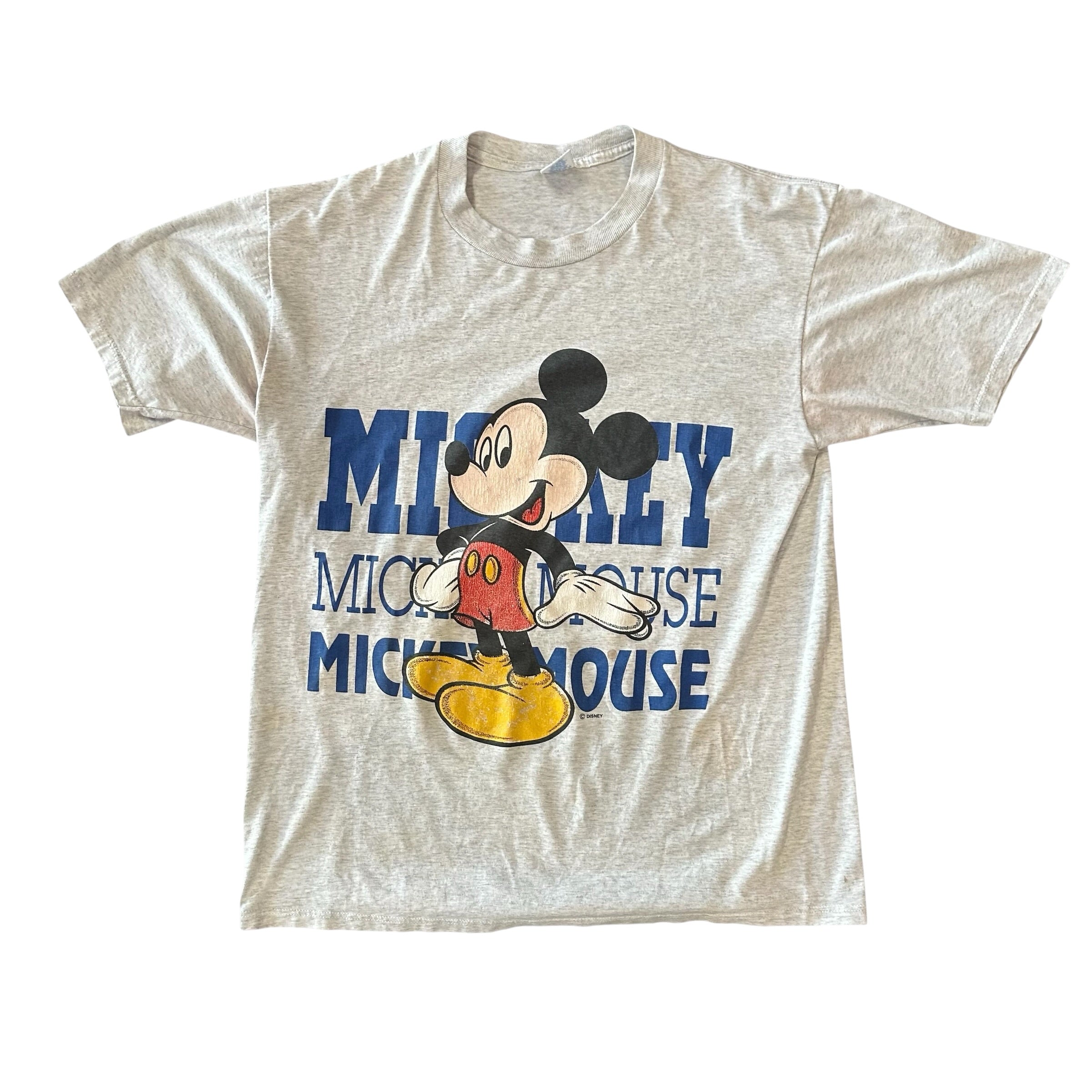 Vintage Mickey Mouse Grey Tee