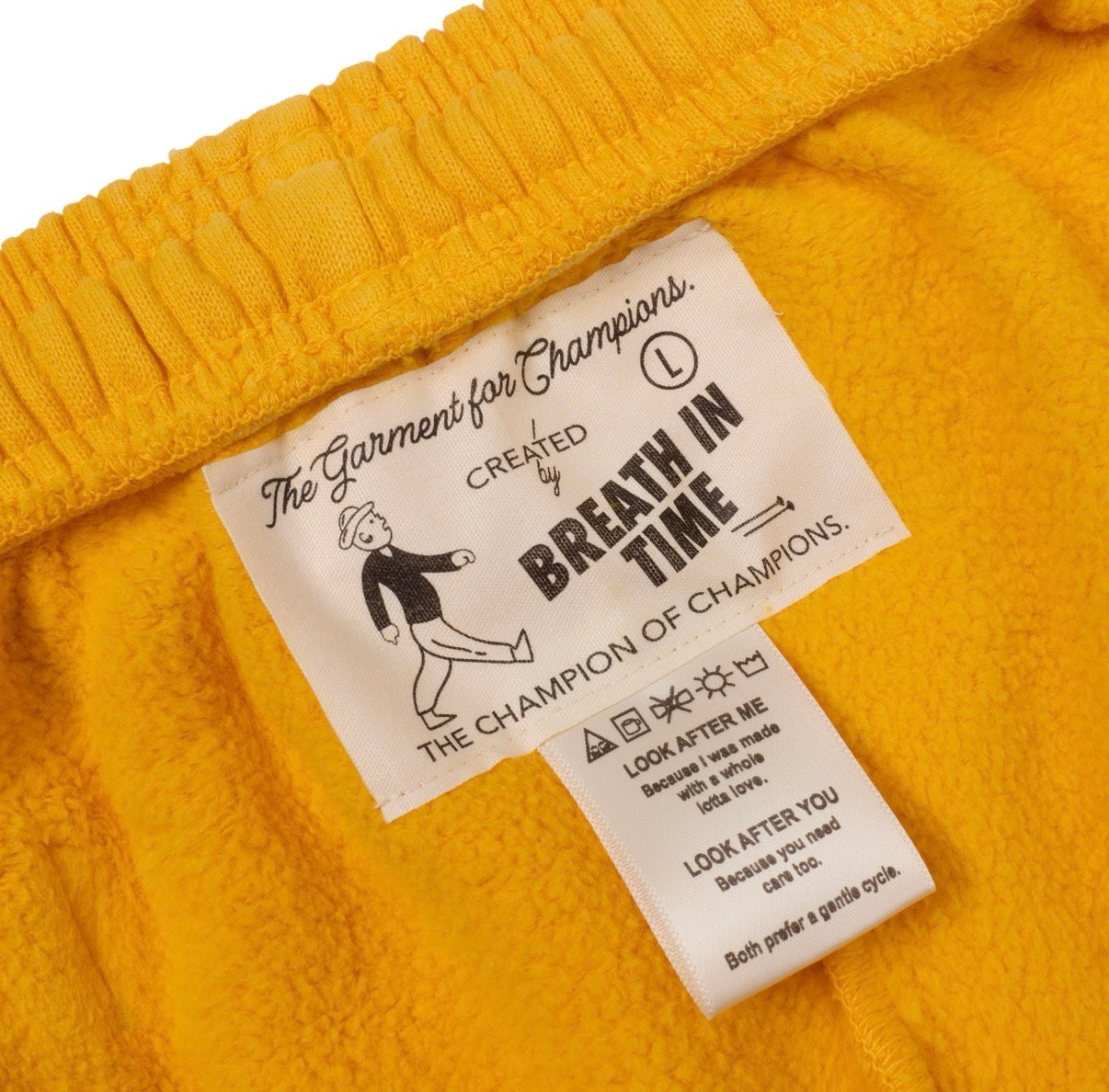 NEW Breath In Time 3/4 SweatShorts “Government Cheese”