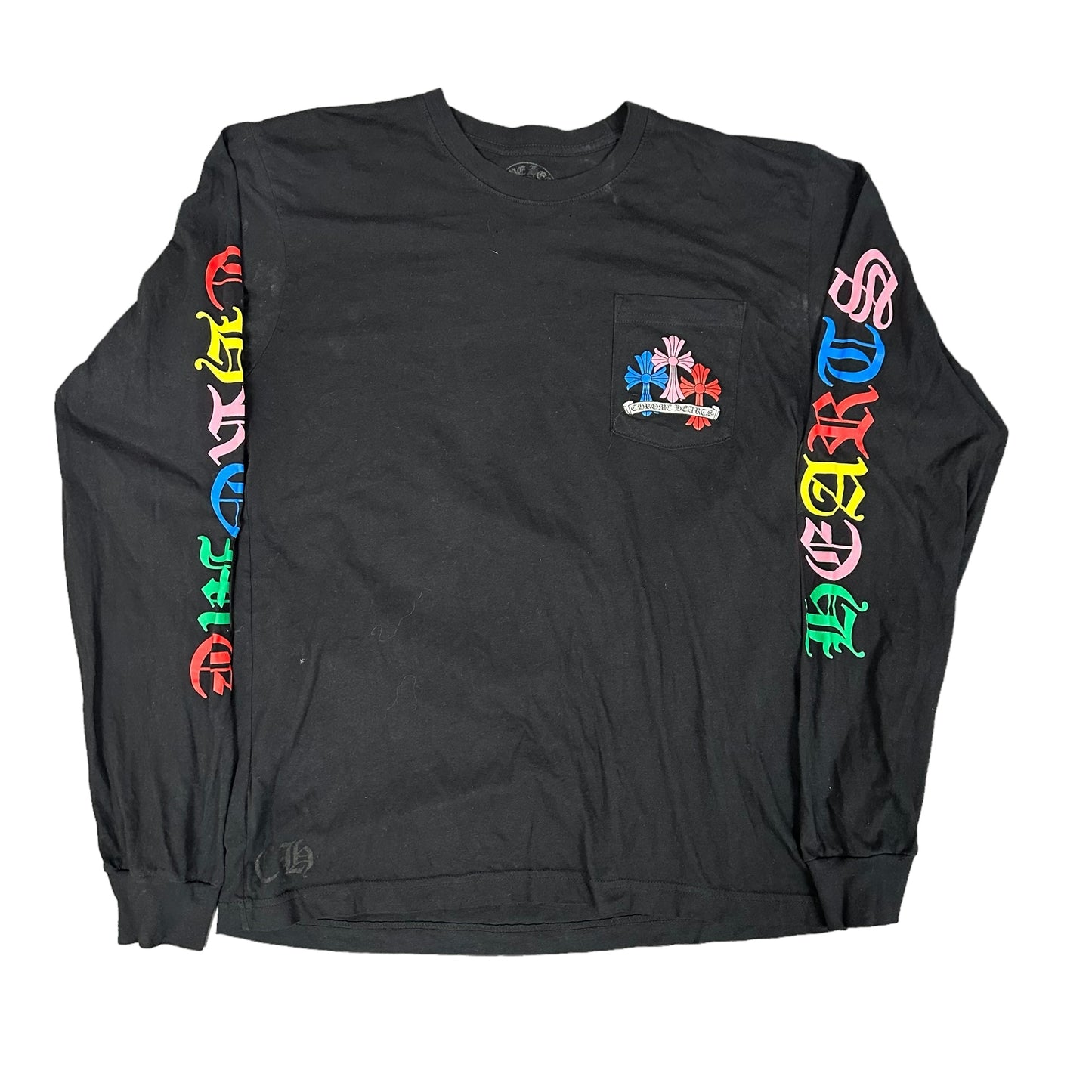 Chrome Hearts Multicolor Cross L/S Tee