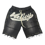 (NEW) Vale Forever Black Skittle Shorts