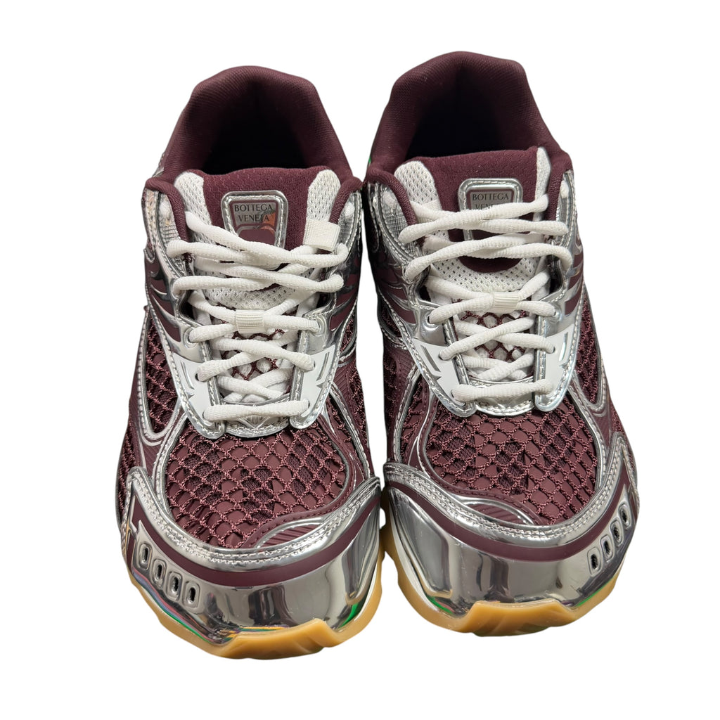 Bottega Veneta Orbit Sneakers ‘Silver/Burgundy’