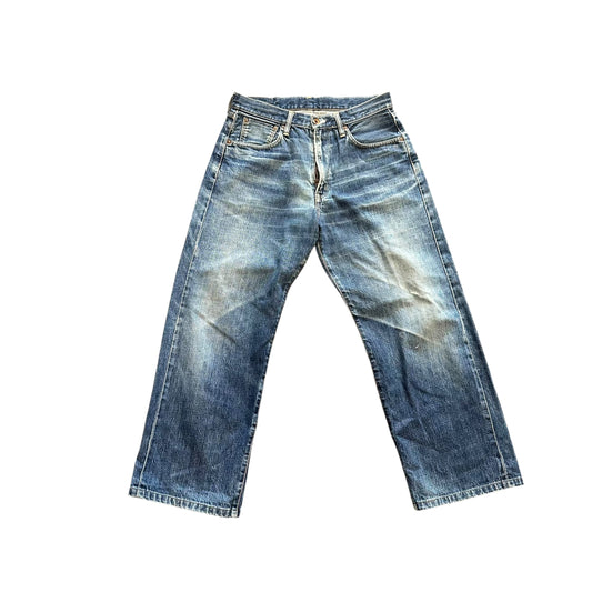 Vintage Edwin Wide Leg Blue Jeans