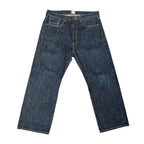 Vintage A Bathing Ape Yellow Print Denim Pants