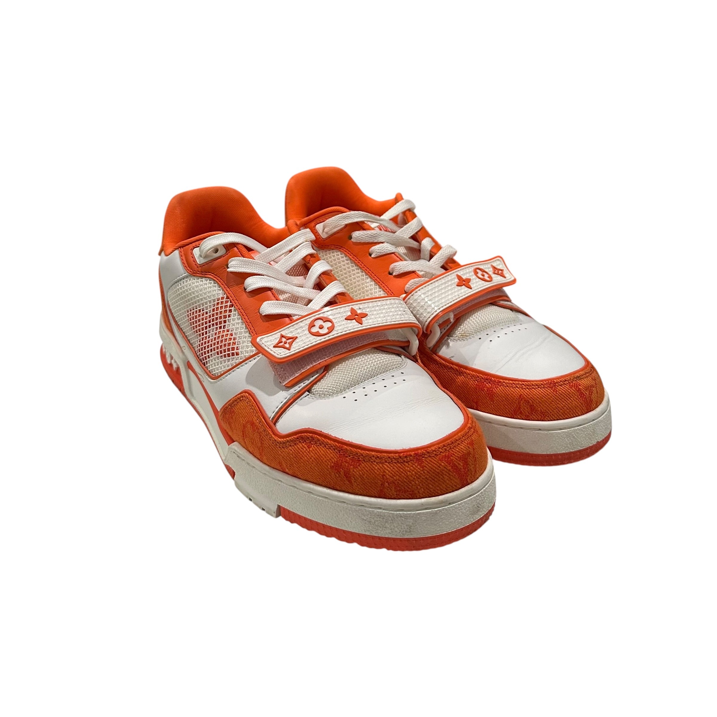 Louis Vuitton Trainer Velcro Strap “Orange” (No Box)