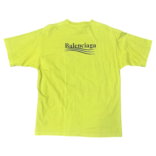 Balenciaga Campaign Lime Tee