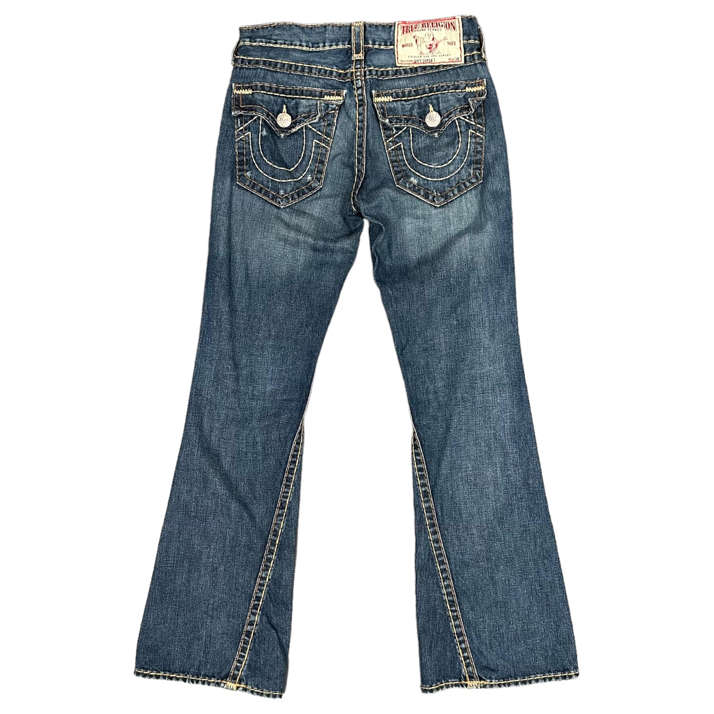 Vintage True Religion Medium Wash Flares