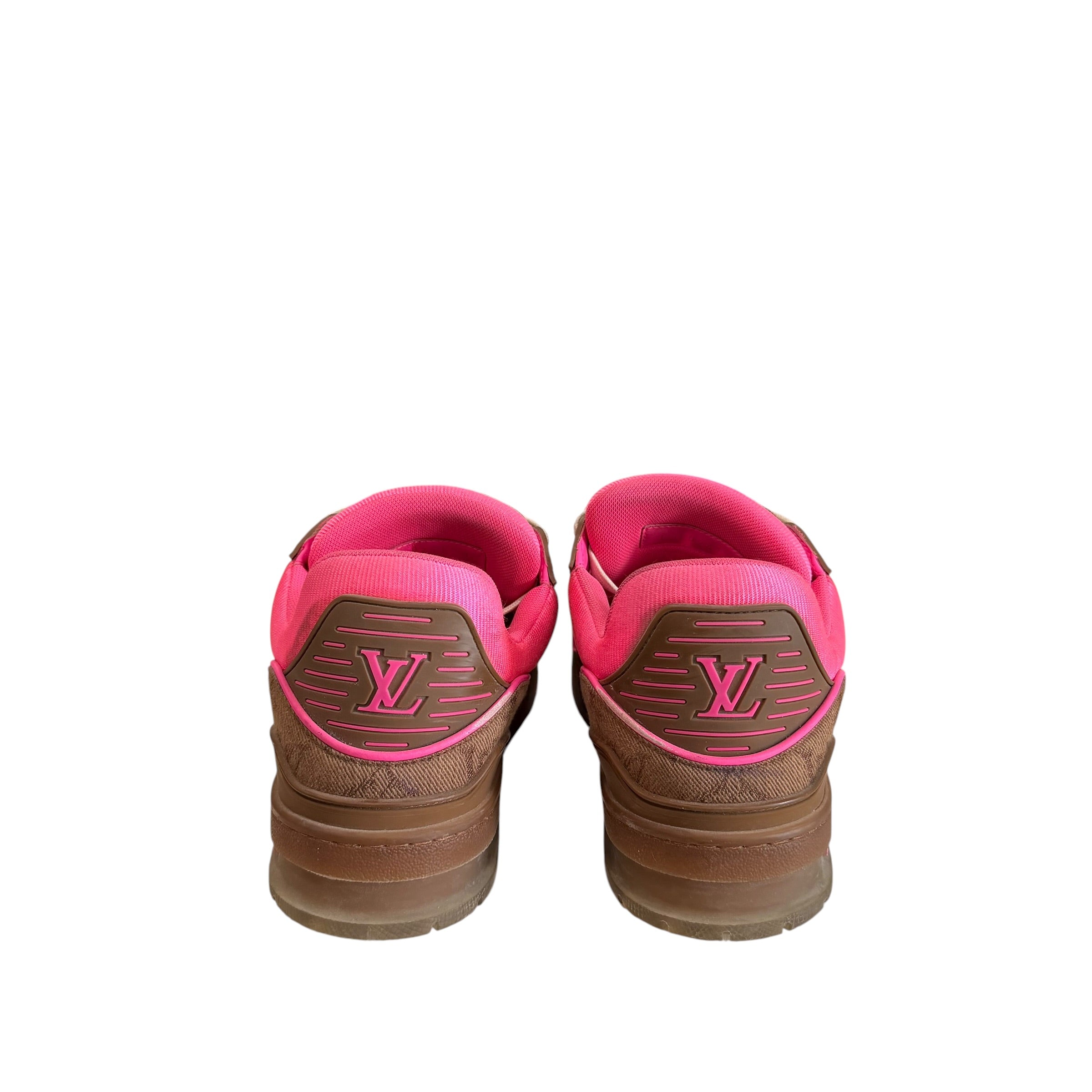 Louis Vuitton Pink/Brown Trainers (No Box)