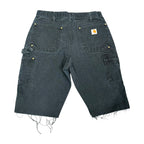 Black Carhartt Double Knee Shorts