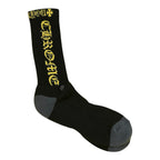 BRAND NEWChrome Hearts Crew Socks “Black/Yellow”
