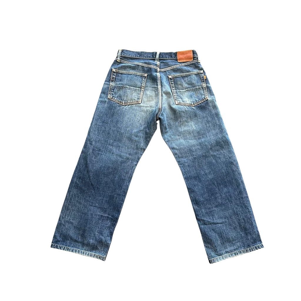 Vintage Edwin Wide Leg Blue Jeans