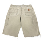 Vintage Carhartt Olive Double Knee Shorts(36) Thinner material