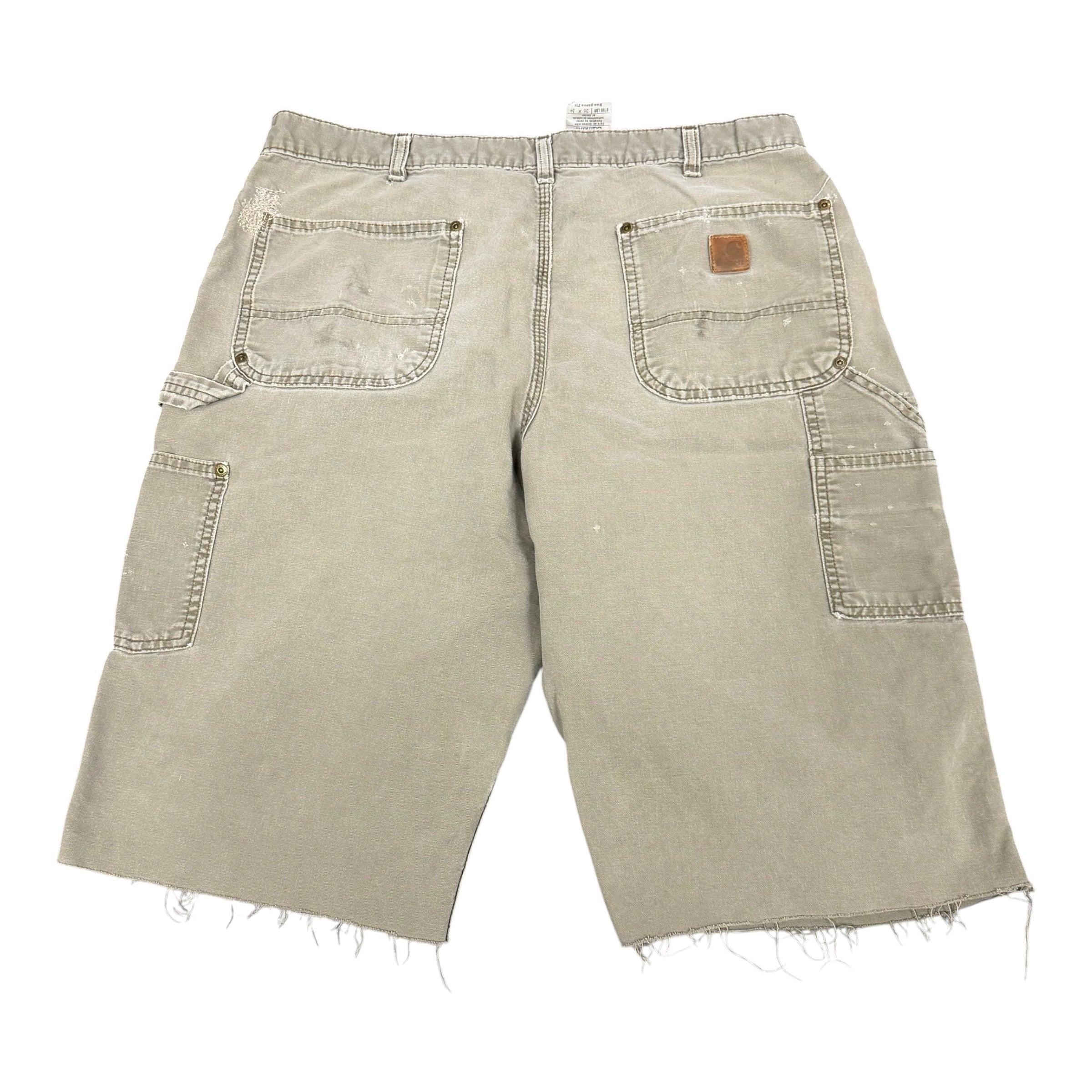 Vintage Carhartt Olive Double Knee Shorts(36) Thinner material