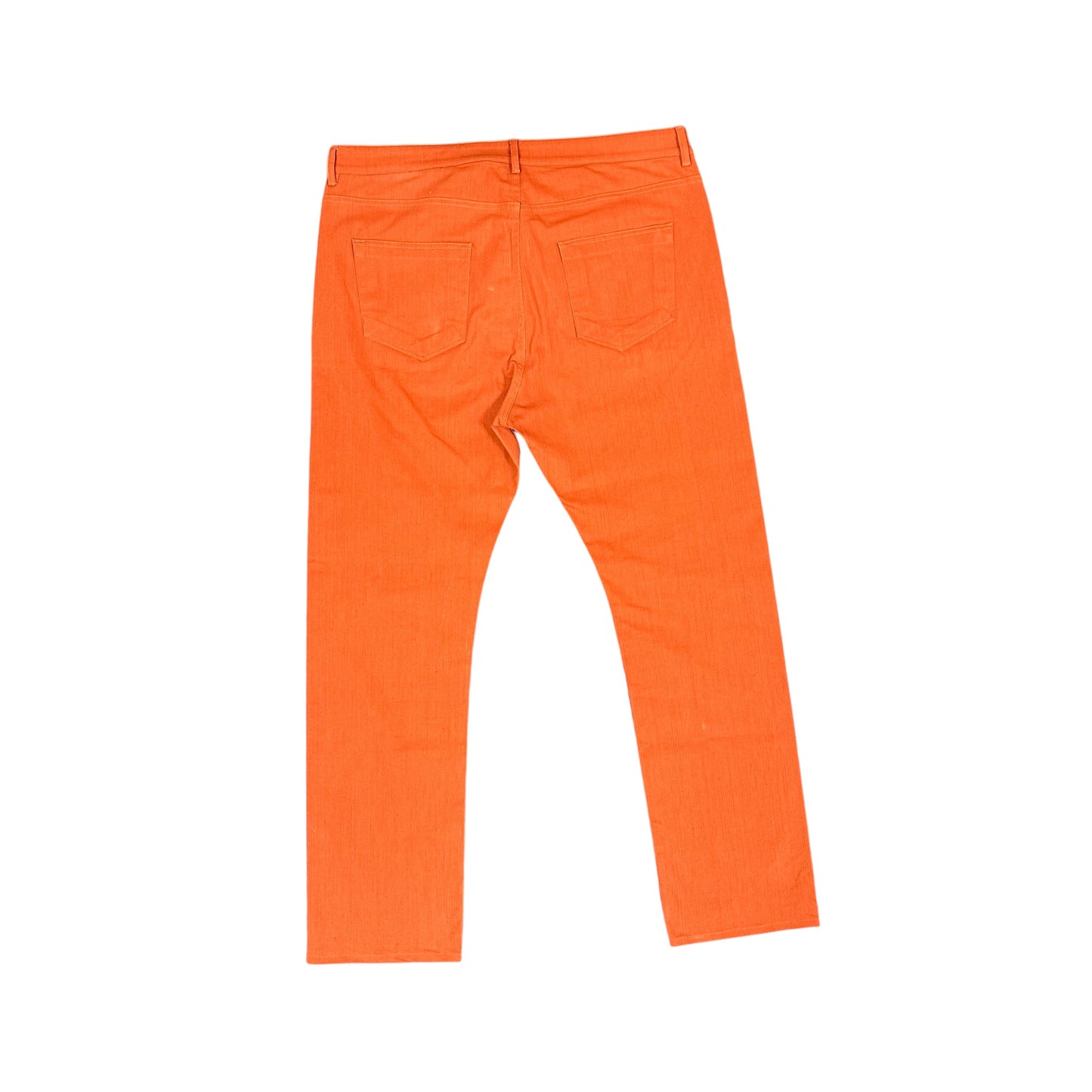 Orange Rick Owen Detroit Pants