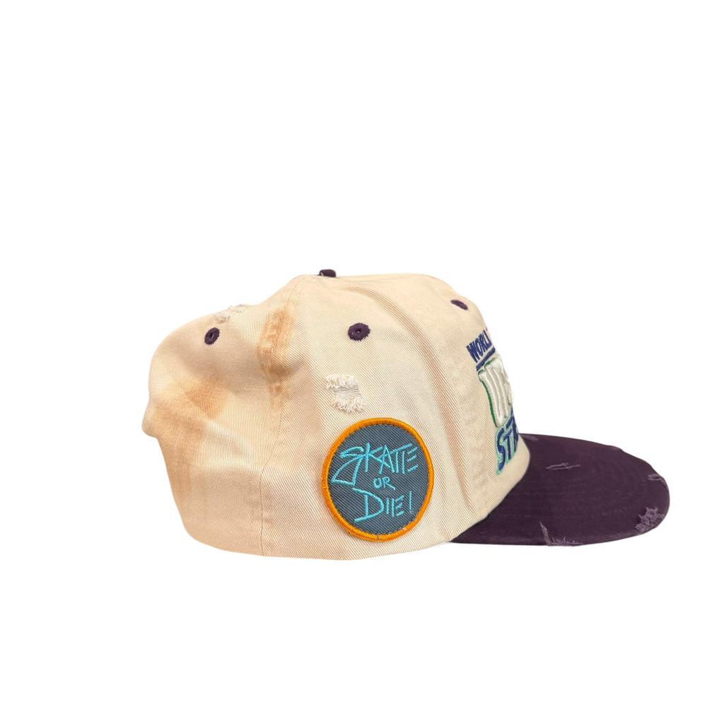 New Up7 Trucker Hat Cream/Purple