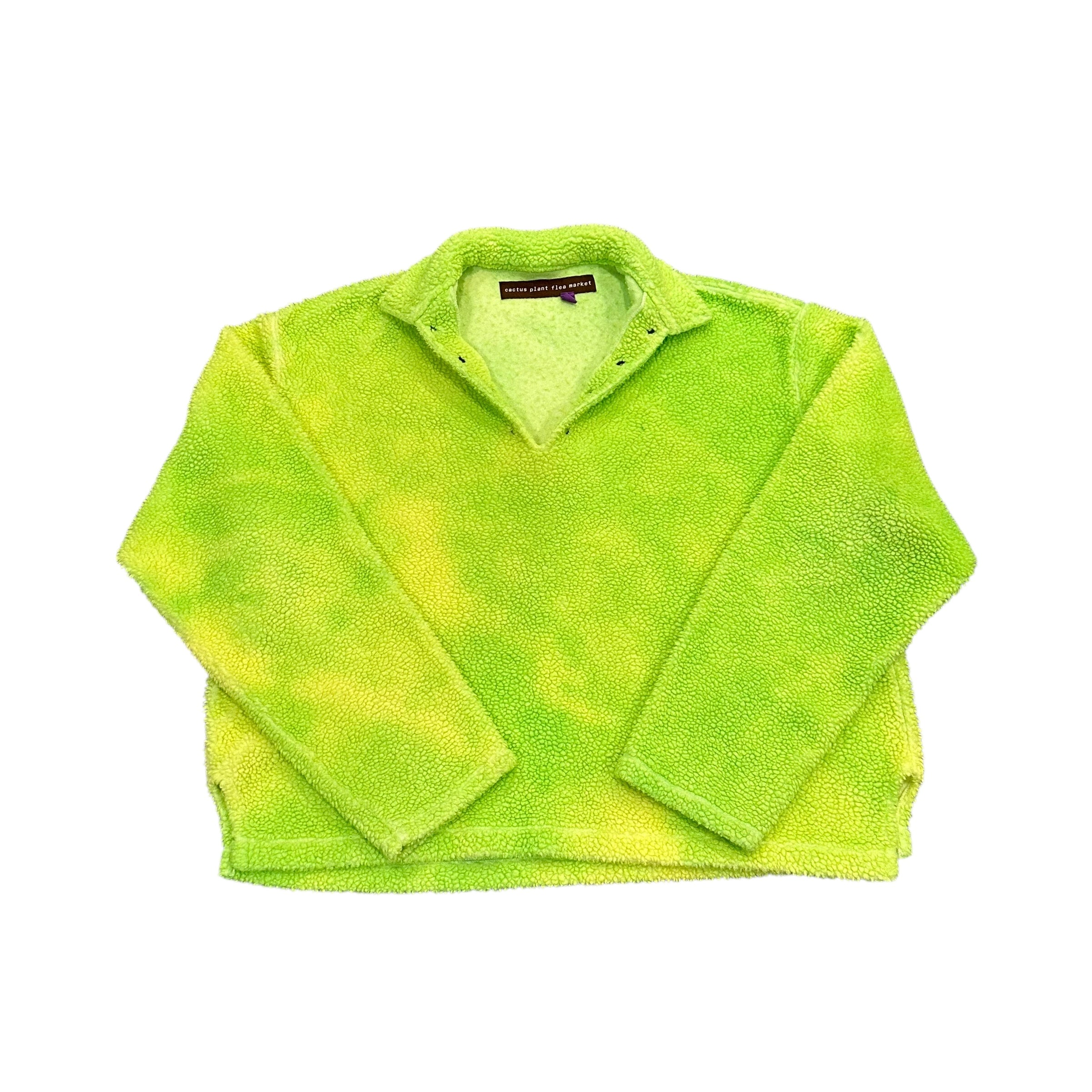 Cactus Plant Flea Market Cowboy Pullover fleece lime green/yellow