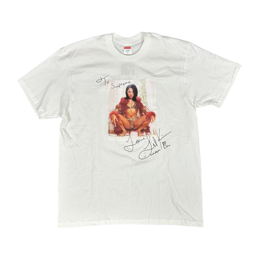 White Supreme Lil Kim Photo Tee