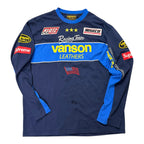 Supreme x Vanson Leathers Long-Sleeve Top in Navy