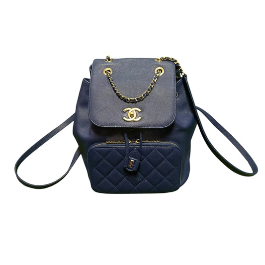 Chanel Matelasse Backpack “Blue”