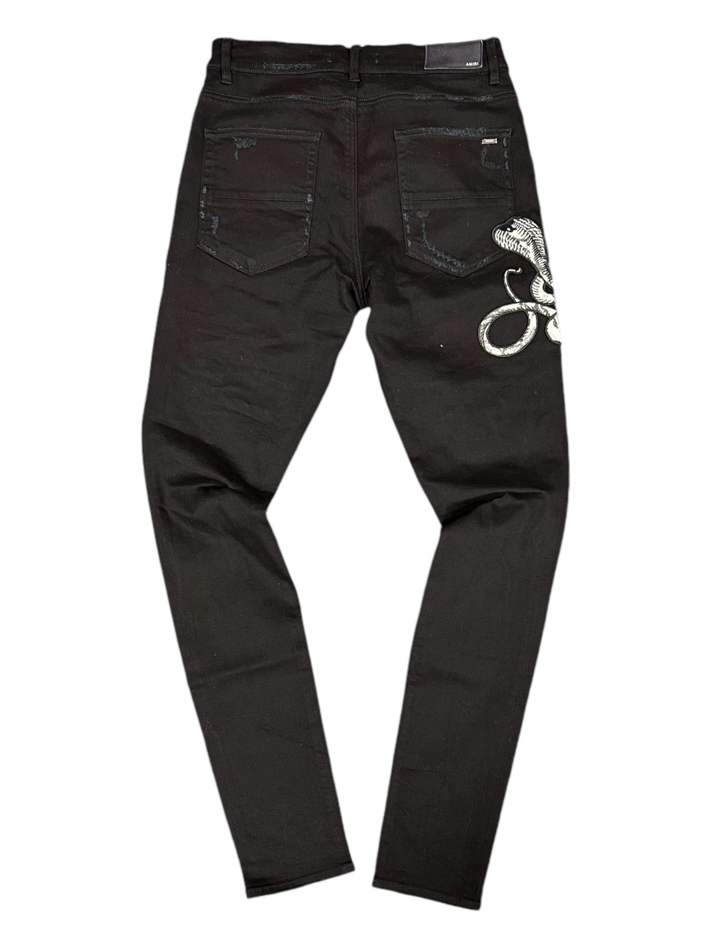 Amiri Black Cobra Jeans