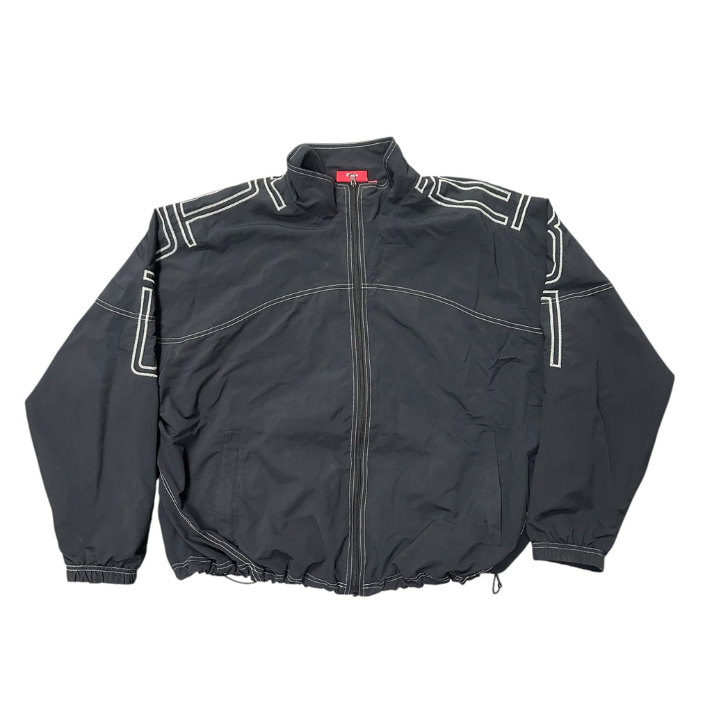 Black Supreme Spellout Track Jacket