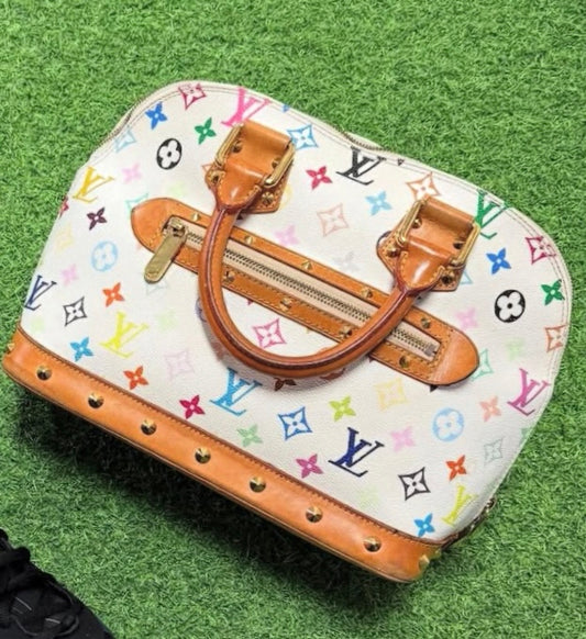 White LV Murakami Bag