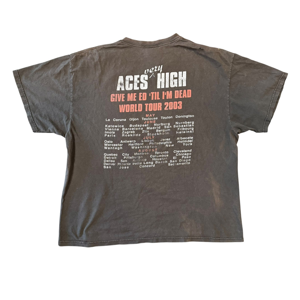 ‘03 Iron Maiden “Aces Very High” Tour Tee
